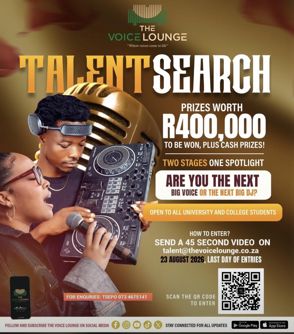 The Voice Lounge Talent Search